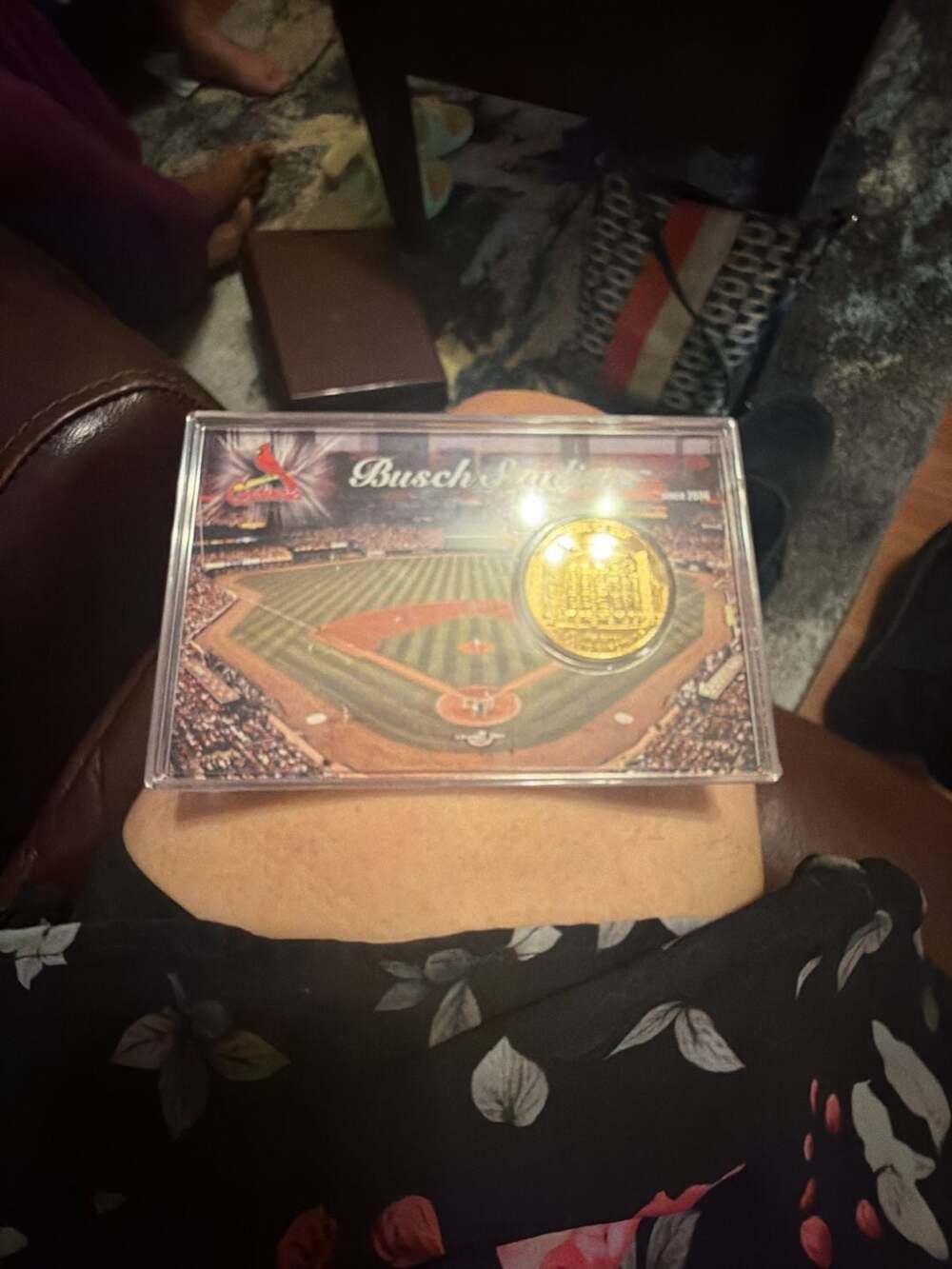 Highland Mint St. Louis Cardinals Busch Stadium 24kt Gold Overlay Limited Editio